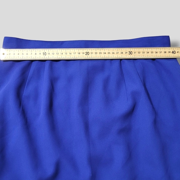 Royal Blue Knee-Length Skirt – Size 16 Youth – Gently Used - Picture 5 of 7